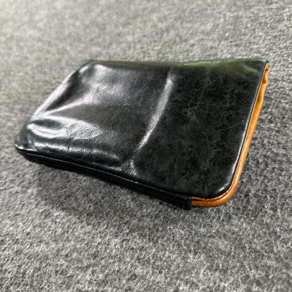 Slouchy leather oversized wallet, small clutch pockets galore, going out bag - Picture 2 of 5